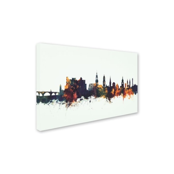Michael Tompsett 'Heidelberg Germany Skyline II' Canvas Art,30x47